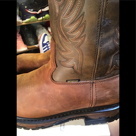 Laredo Hammer Men\'s Waterproof Steel Toe Work Boots